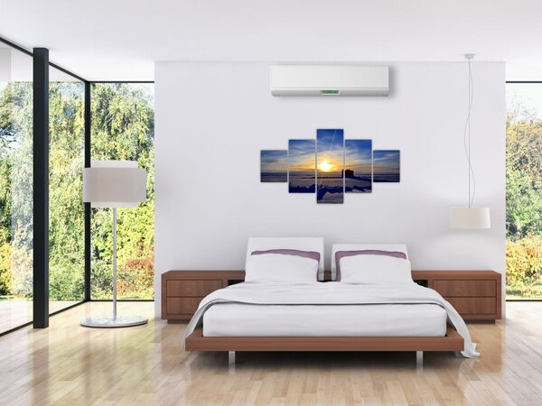 Obraz - polární krajina (125x70 cm)