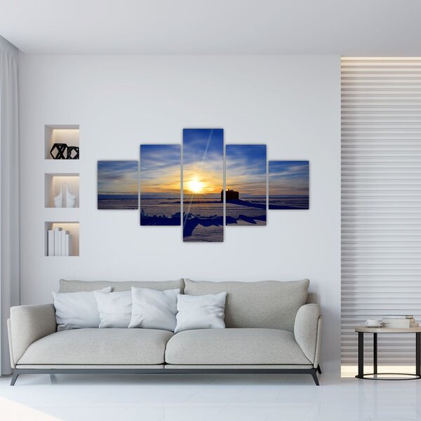 Obraz - polární krajina (125x70 cm)