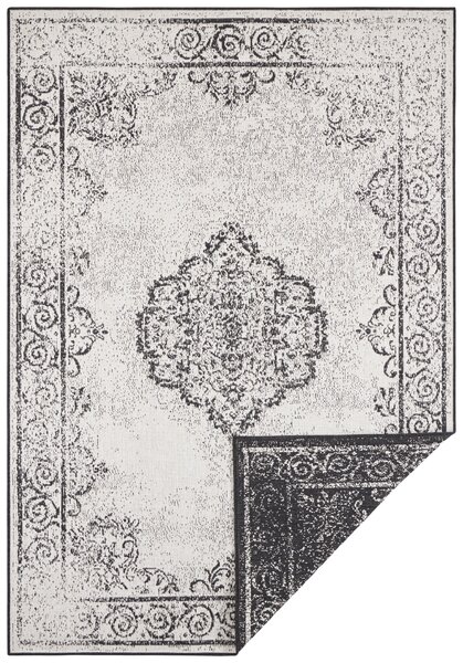 NORTHRUGS - Hanse Home koberce Kusový koberec Twin Supreme 103868 Black/Cream ROZMĚR: 120x170