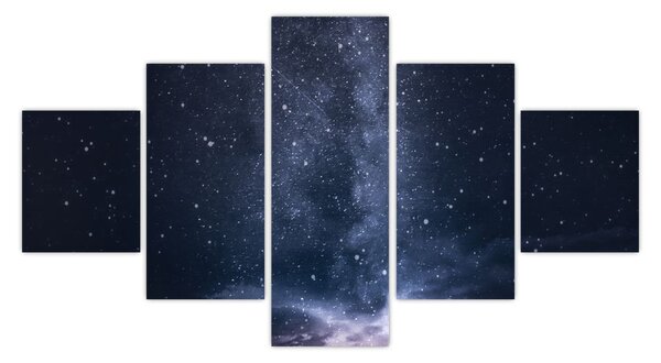 Obraz hvězdné oblohy (125x70 cm)