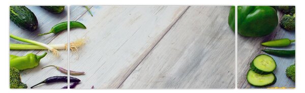 Obraz zeleniny (170x50 cm)