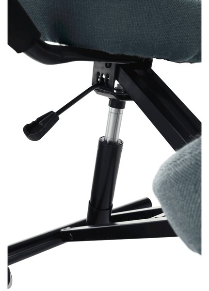 KONDELA Ergonomická klekačka, šedá/černá, RUFUS