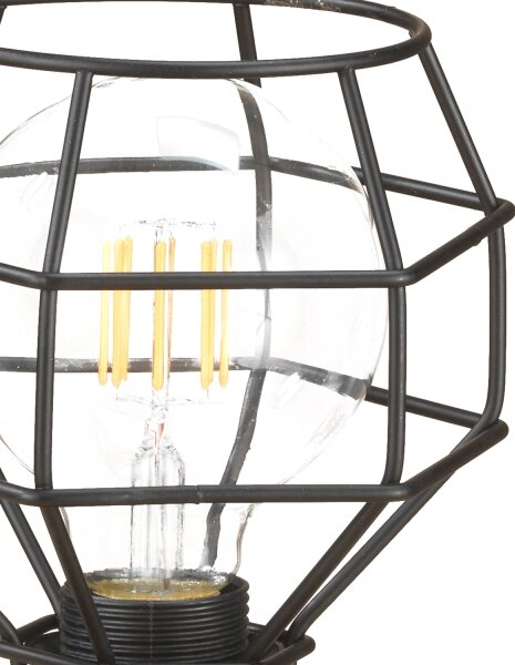 ONLI - Stolní lampa SPIDER 1xE27/15W/230V 23 cm černá/hnědá