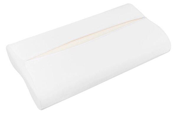 Bellatex Polštář anatomický líná pěna 60x33 cm, výška je 9-11 cm Bílá