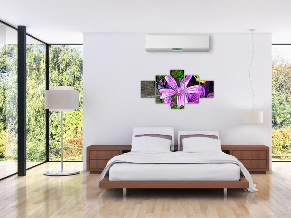 Obraz - luční květiny (125x70 cm)