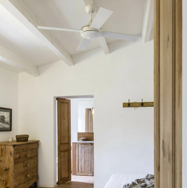 Velký stropní ventilátor MALLORCA BÍLÝ / JAVOR