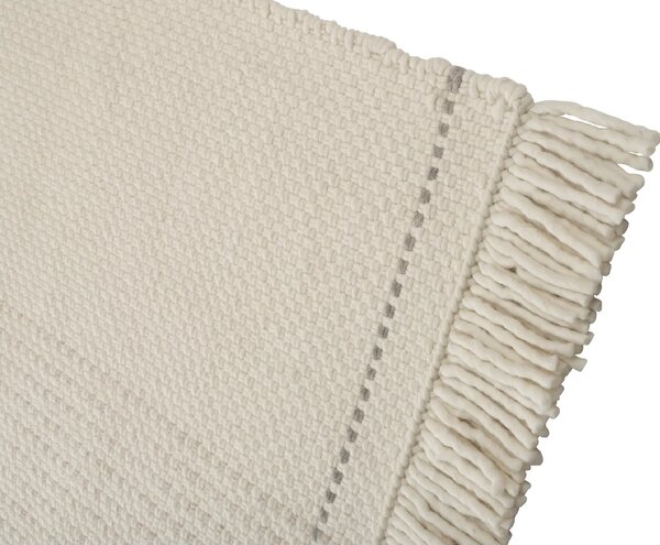 Linie Design Vlněný koberec Awakened Mind White, přírodně bílý, vlna Rozměr: 140x200 cm