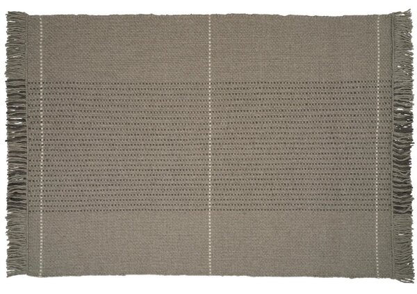 Linie Design Vlněný koberec Awakened Mind Grey, šedý, vlna Rozměr: 140x200 cm