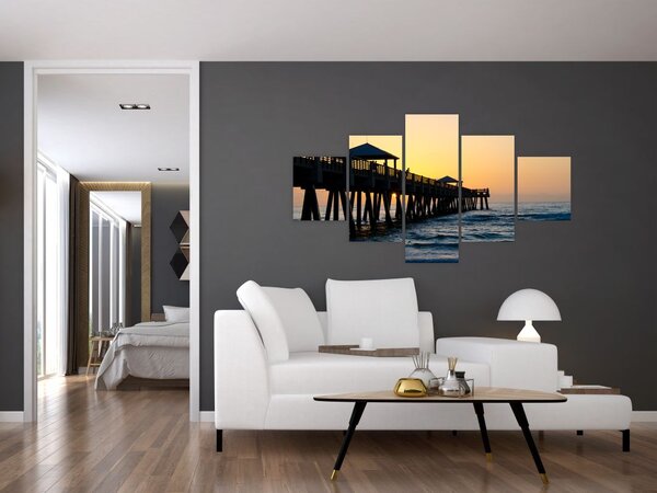 Obraz pláže (125x70 cm)