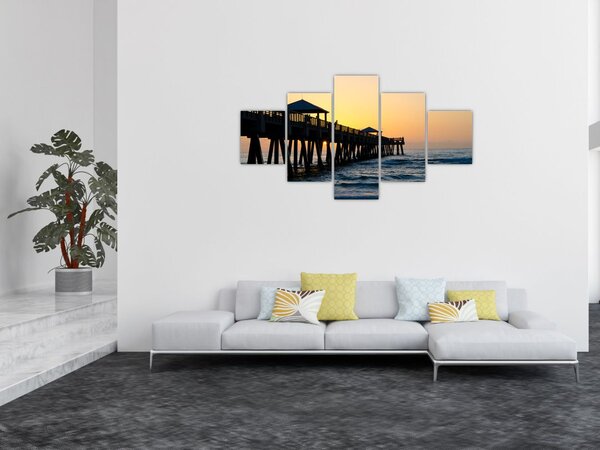 Obraz pláže (125x70 cm)