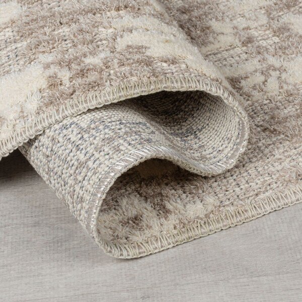 Šedobéžový pratelný koberec 78x150 cm Connely – Flair Rugs