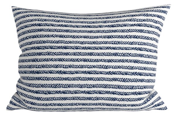 Polybavlněný povlak na polštář NAVYSTA POLY 70x90 cm, modro-bílý