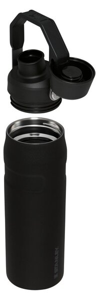 Černá termoláhev z nerezové oceli 700 ml IceFlow™ Bottle Fast Flow Black – Stanley