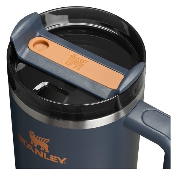 Tmavě modrá termoska s brčkem z nerezové oceli 1,18 l Quencher H2.0 FlowState Tumbler Twilight – Stanley