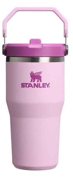 Růžová termoska z nerezové oceli 600 ml IceFlow™ Flip Straw 2.0 Cherry Blossom – Stanley