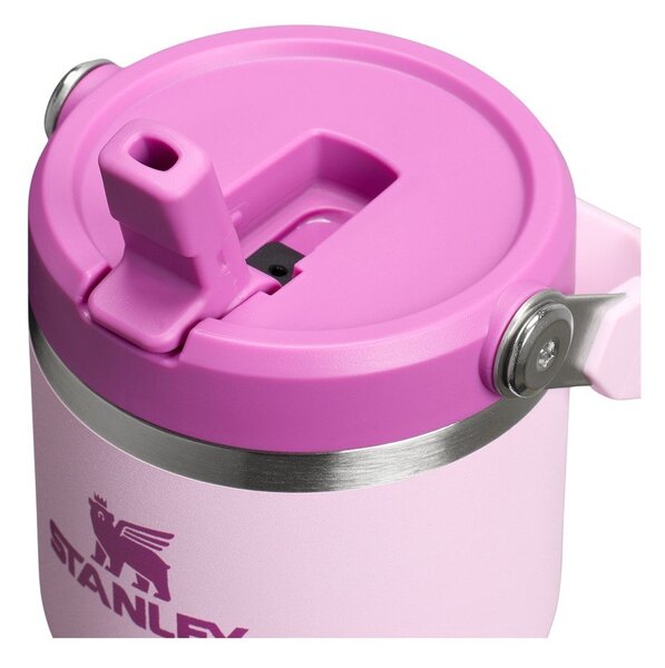 Růžová termoska z nerezové oceli 600 ml IceFlow™ Flip Straw 2.0 Cherry Blossom – Stanley