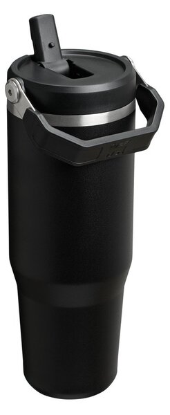Černá termoska z nerezové oceli 890 ml IceFlow™ Flip Straw 2.0 Tumbler Black – Stanley