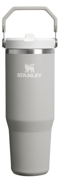 Šedobéžová termoska z nerezové oceli 890 ml IceFlow™ Flip Straw 2.0 Tumbler Ash – Stanley