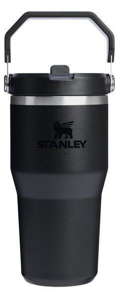 Černá termoska z nerezové oceli 600 ml IceFlow™ Flip Straw 2.0 Tumbler Black – Stanley