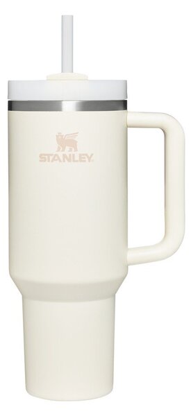 Krémová termoska s brčkem z nerezové oceli 1,18 l Quencher H2.0 FlowState Tumbler Cream – Stanley