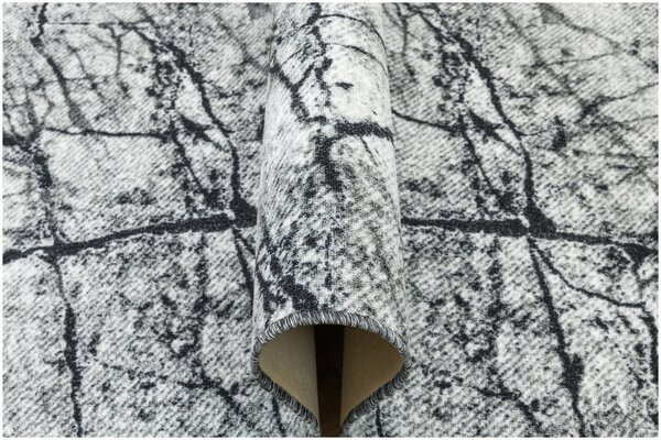 Kobercový ráj Kusový koberec Grain 19 Mramor šedý Rozměr: 100x150 cm