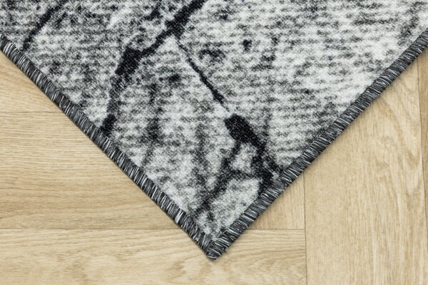 Kobercový ráj Kusový koberec Grain 19 Mramor šedý Rozměr: 100x150 cm