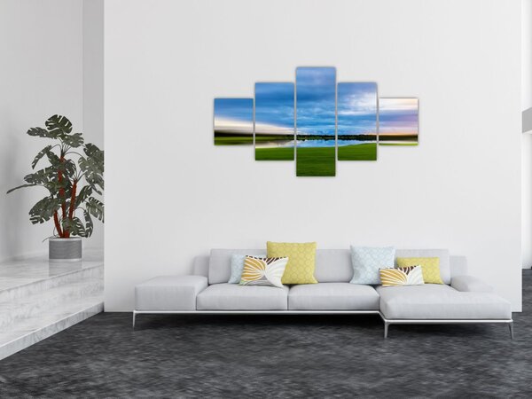 Obraz louky (125x70 cm)