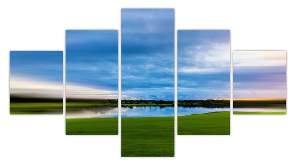 Obraz louky (125x70 cm)