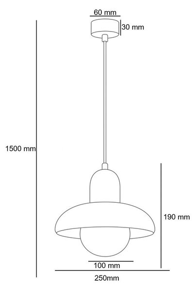 Hnědé závěsné svítidlo s dřevěným stínidlem ø 25 cm Elsa – Opviq lights