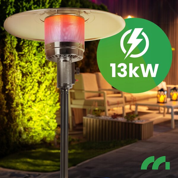 ZAHRADNÍ PLYNOVÝ OHŘÍVAČ / TERASOVÝ ZÁŘIČ S KRYTEM 13kW