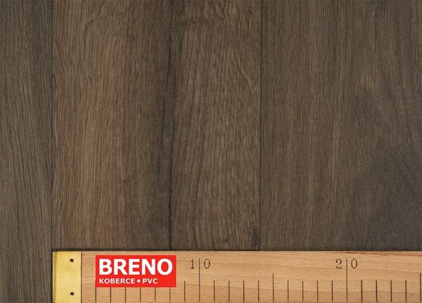 Breno PVC PHONITEC Vero 696D - tmavé dřevo, šíře 100 cm