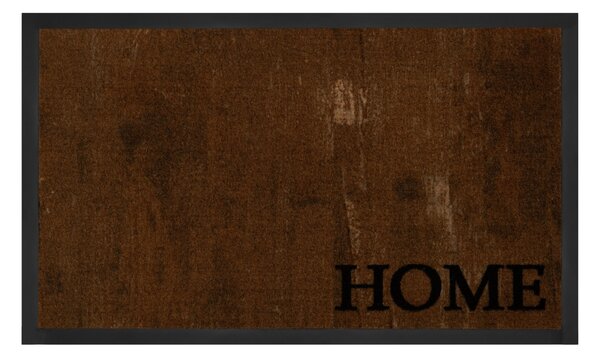 Hanse Home Collection koberce Protiskluzová rohožka Printy 103791 Brown Anthracite ROZMĚR: 45x75 cm