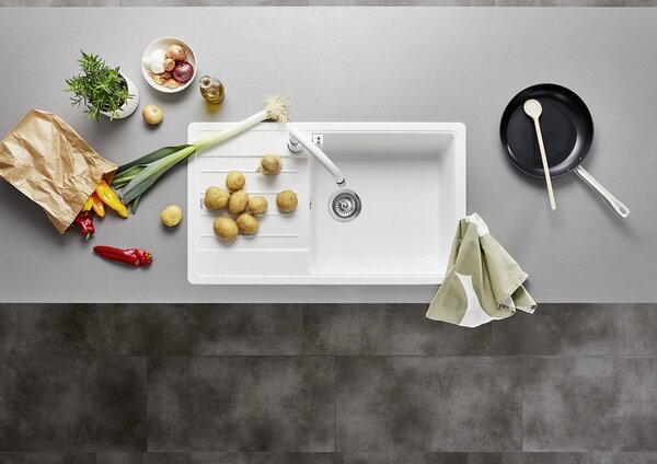 Blanco Legra 6 XL S, silgranitový dřez 860x500 mm, 1-komorový, černá, 526087