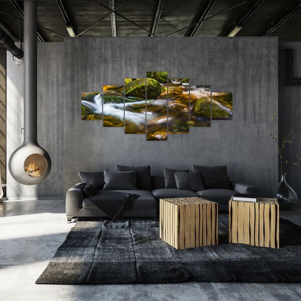 Obraz potůčku (210x100 cm)