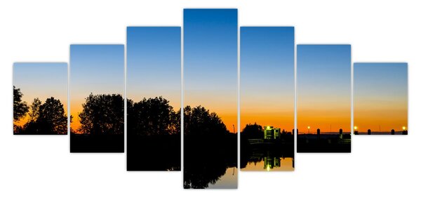 Obraz západu slunce (210x100 cm)