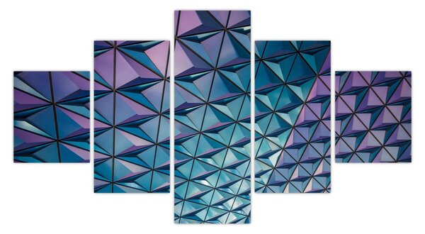 Obraz - barevná struktura (125x70 cm)