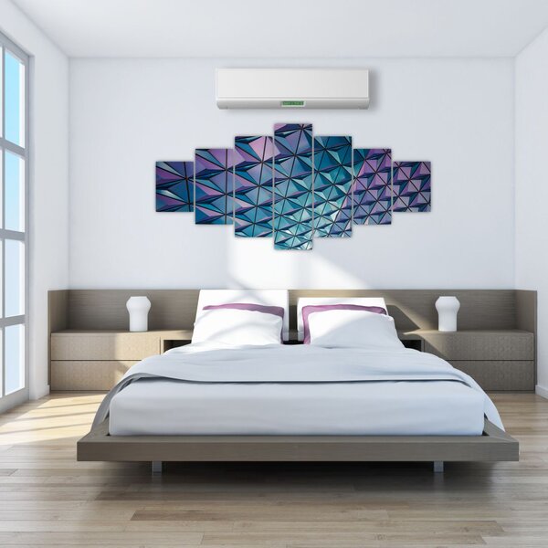 Obraz - barevná struktura (210x100 cm)