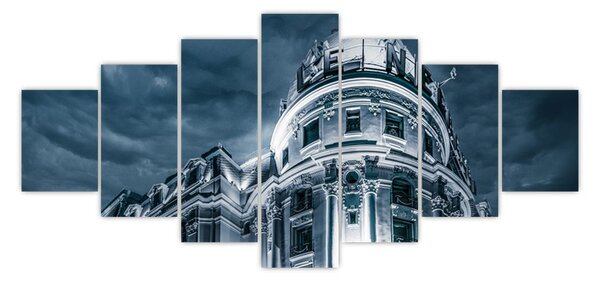 Obraz architektury v temnu (210x100 cm)