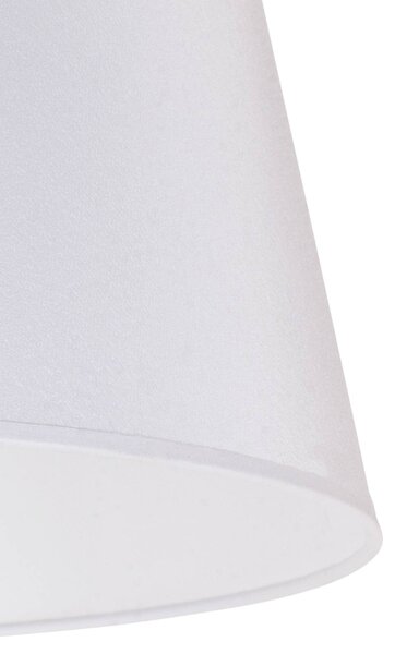 Stínidlo na lampu Cone výška 22,5 cm, chintz bílá
