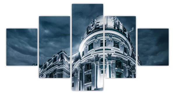 Obraz architektury v temnu (125x70 cm)