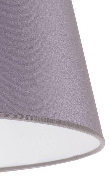 Stínidlo na lampu Cone 22,5 cm, chintz šedá/bílá