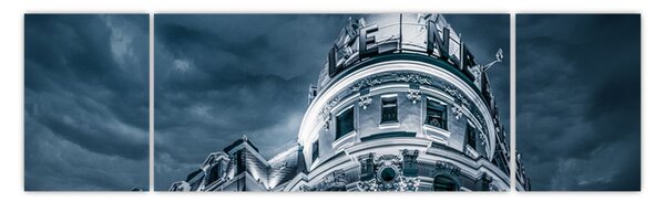Obraz architektury v temnu (170x50 cm)