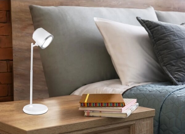Globo 58454W - LED Stmívatelná dotyková stolní lampa MEEYA LED/6W/3,7V bílá