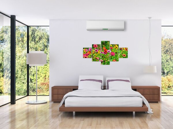 Obraz lučního kvítí (125x70 cm)