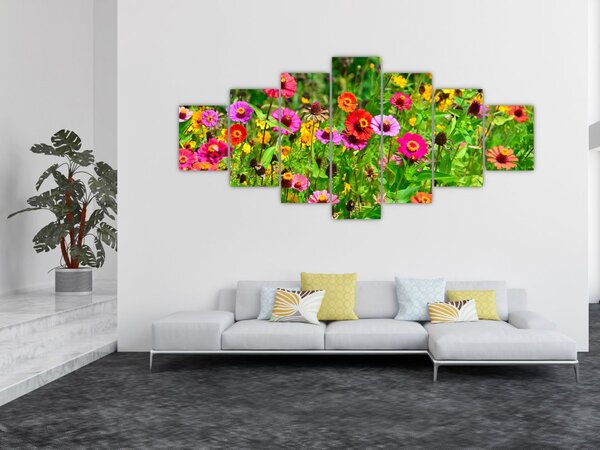 Obraz lučního kvítí (210x100 cm)
