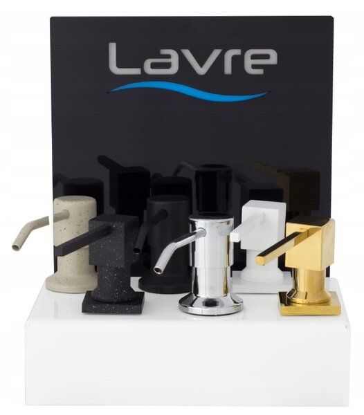 Gamma Sink Quality Quatro, dávkovač saponátu pro kuchyňský dřez 400ml, ocelová, GMA-DOK-IX