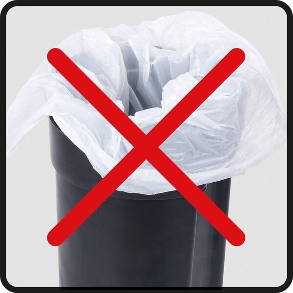 Černý odpadkový koš Wenko Leman, 5 l