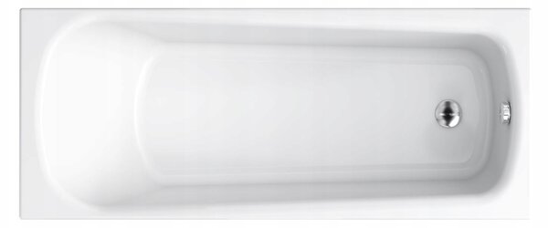 Cersanit Nao, akrylátová vana 170x70cm + nožičky, bílá, S301-244