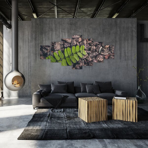 Obraz zelené rostliny (210x100 cm)