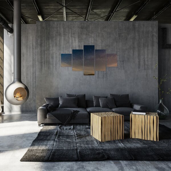 Obraz noční oblohy (125x70 cm)